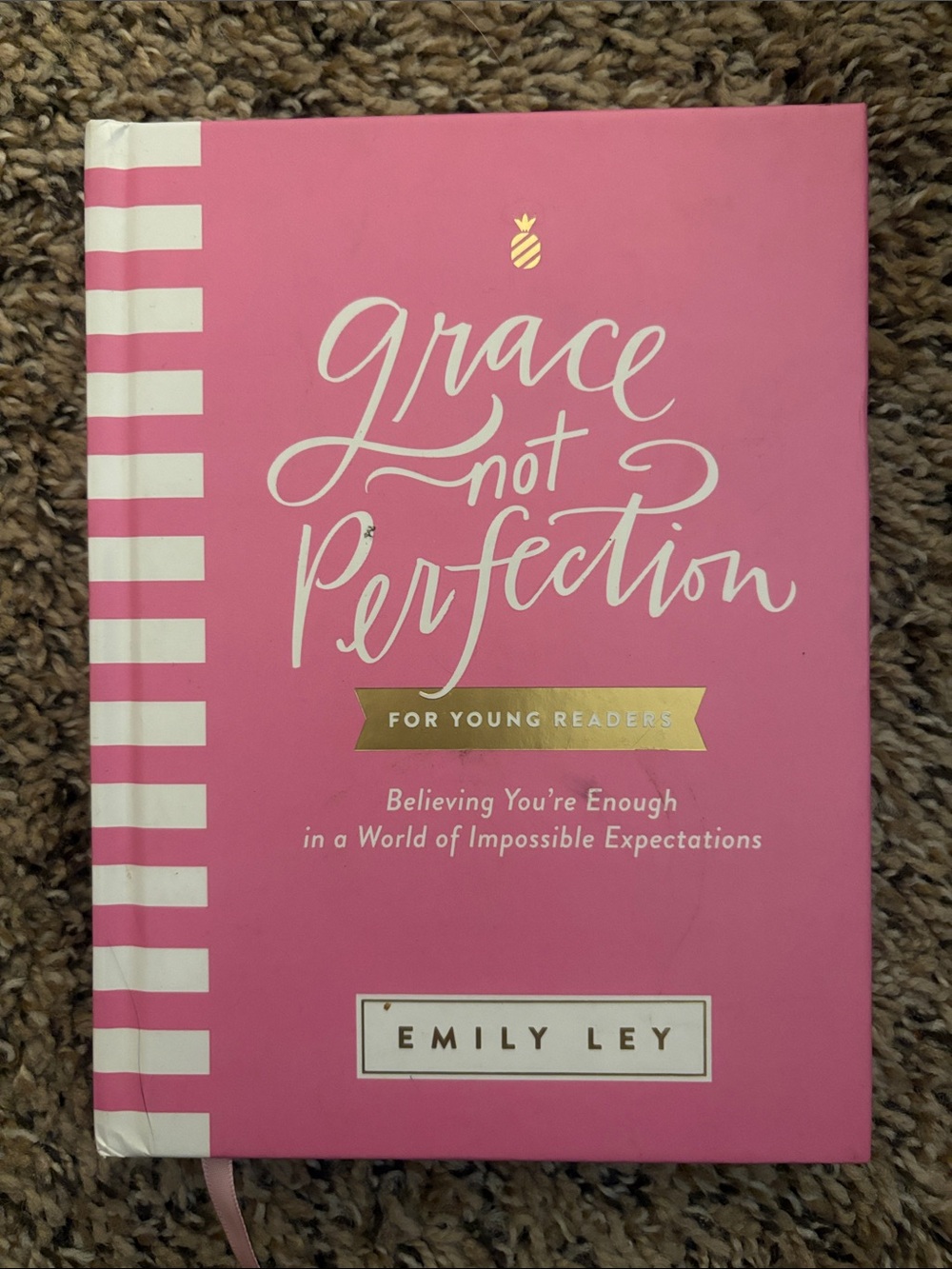 Grace Not Perfection - Pink Journal for Young Readers